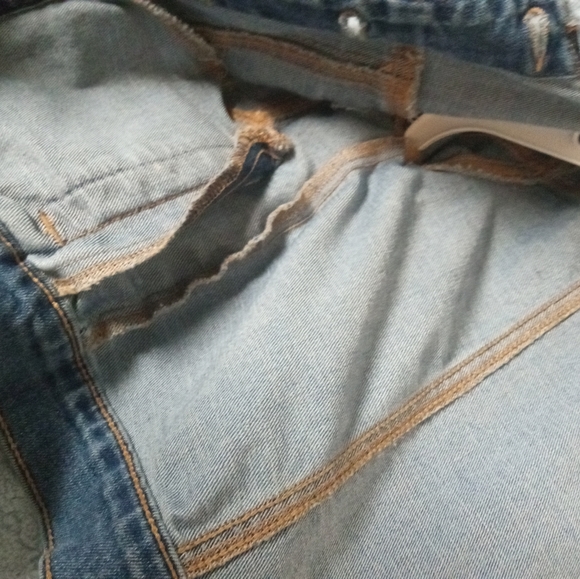 Old Navy kids 10-12 Jean Jacket w/4 pockets-Copper button front, cuffs &… - Picture 8 of 9